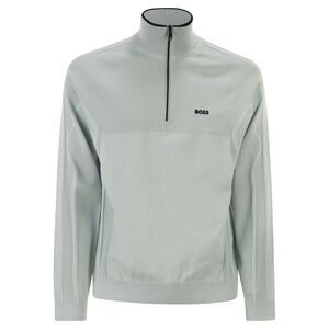 Boss Green Men Regular Fit Shirt In Regenerative Cotton With Technical Details